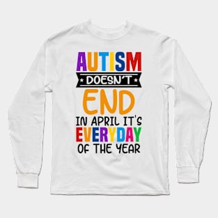 Autism awareness day April 2 Long Sleeve T-Shirt